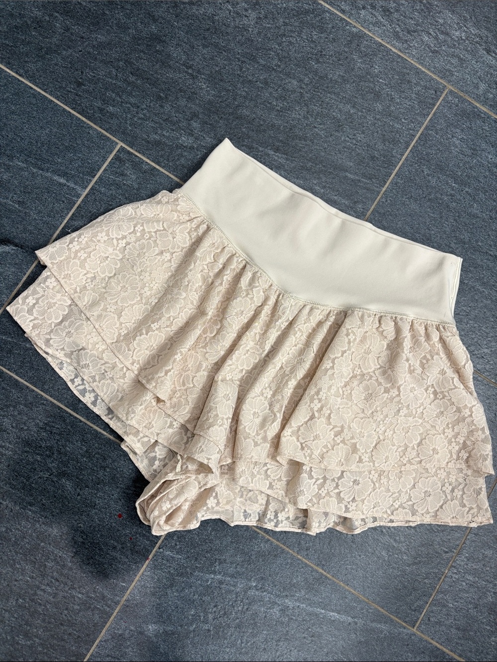aerie Lace Tiered Skort